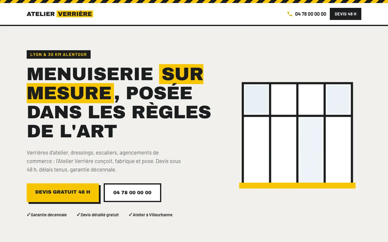 Ordinateur — haut de page — Atelier Verrière