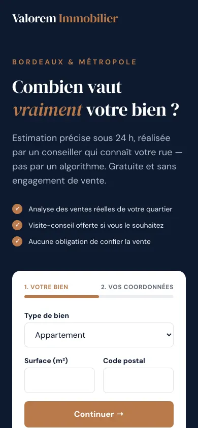 Mobile — haut de page — Valorem Immobilier