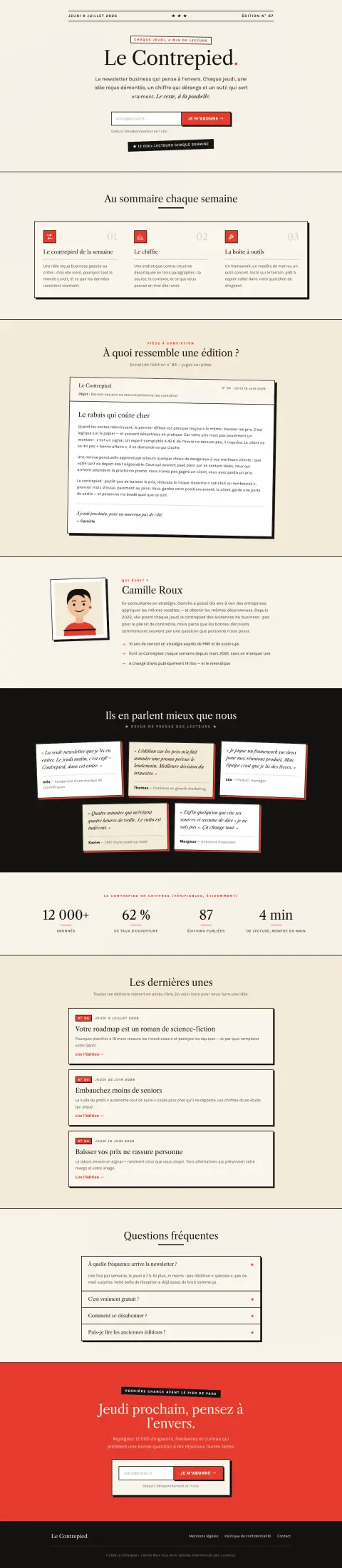 Voir la page complète (capture de toute la hauteur) — Le Contrepied